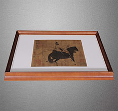 浪卡子书画装裱配框服务案例